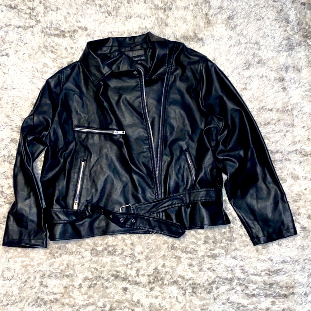 Black Pleather Jacket - image 1
